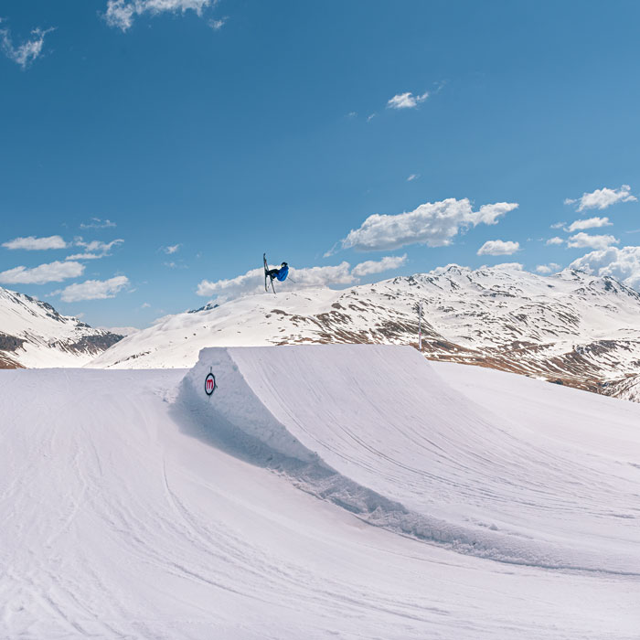 Shooting in snowpark